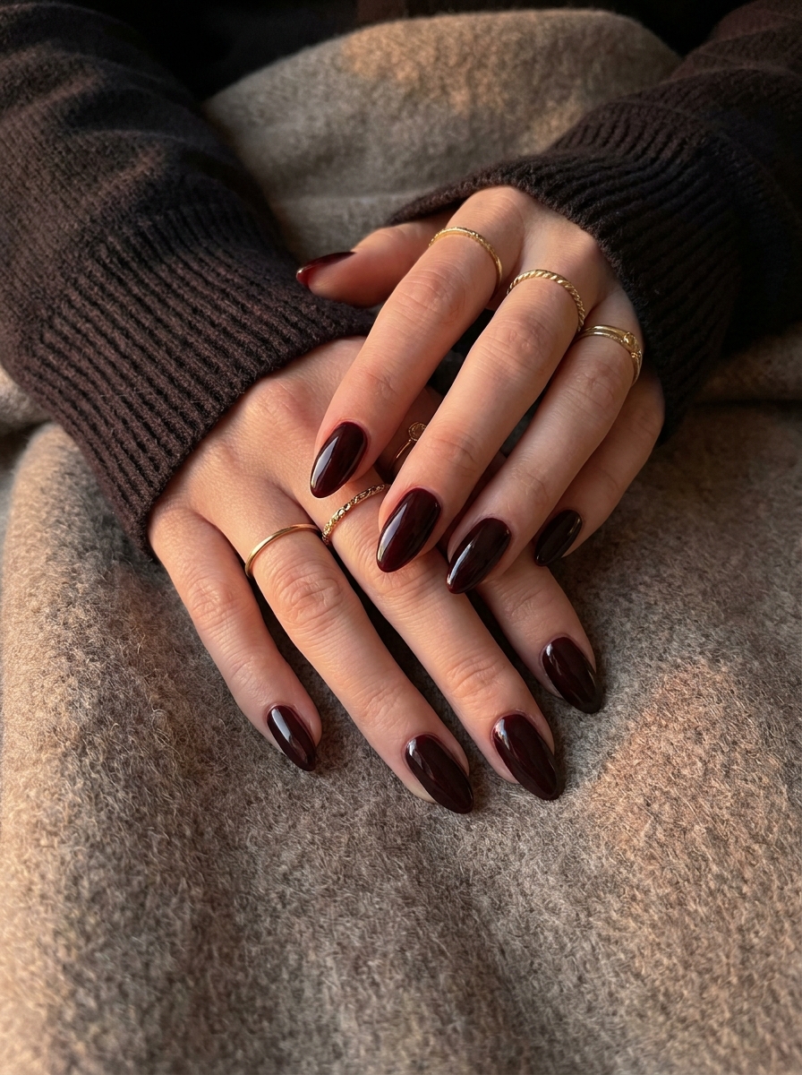 Black Cherry Nails